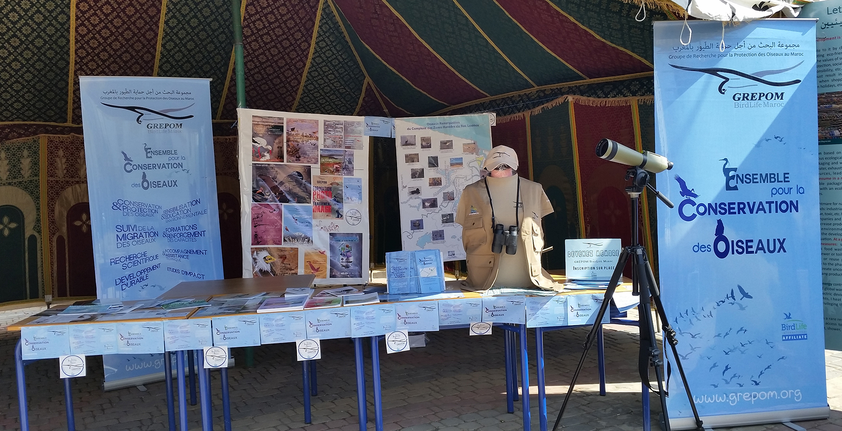 Mme Christa Glauser de SVS/BirdLife Suisse fait un don de 1000 Euros pour appuyer le programme de conservation de l’Ibis Chauve au Maroc